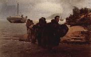 Barge Haulers wading Ilya Repin